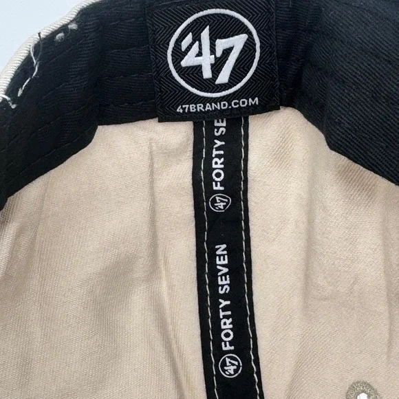 47 Brand San Diego Padres Cream/Gold Fiji Rope Hitch Adjustable Hat OSFA - Picture 8 of 8